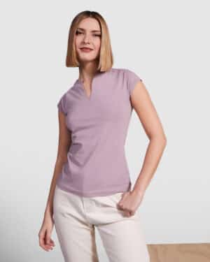 Camiseta personalizada cuello pico mujer BELICE Roly