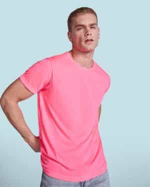 Camiseta personalizada unisex flúor AKITA Roly