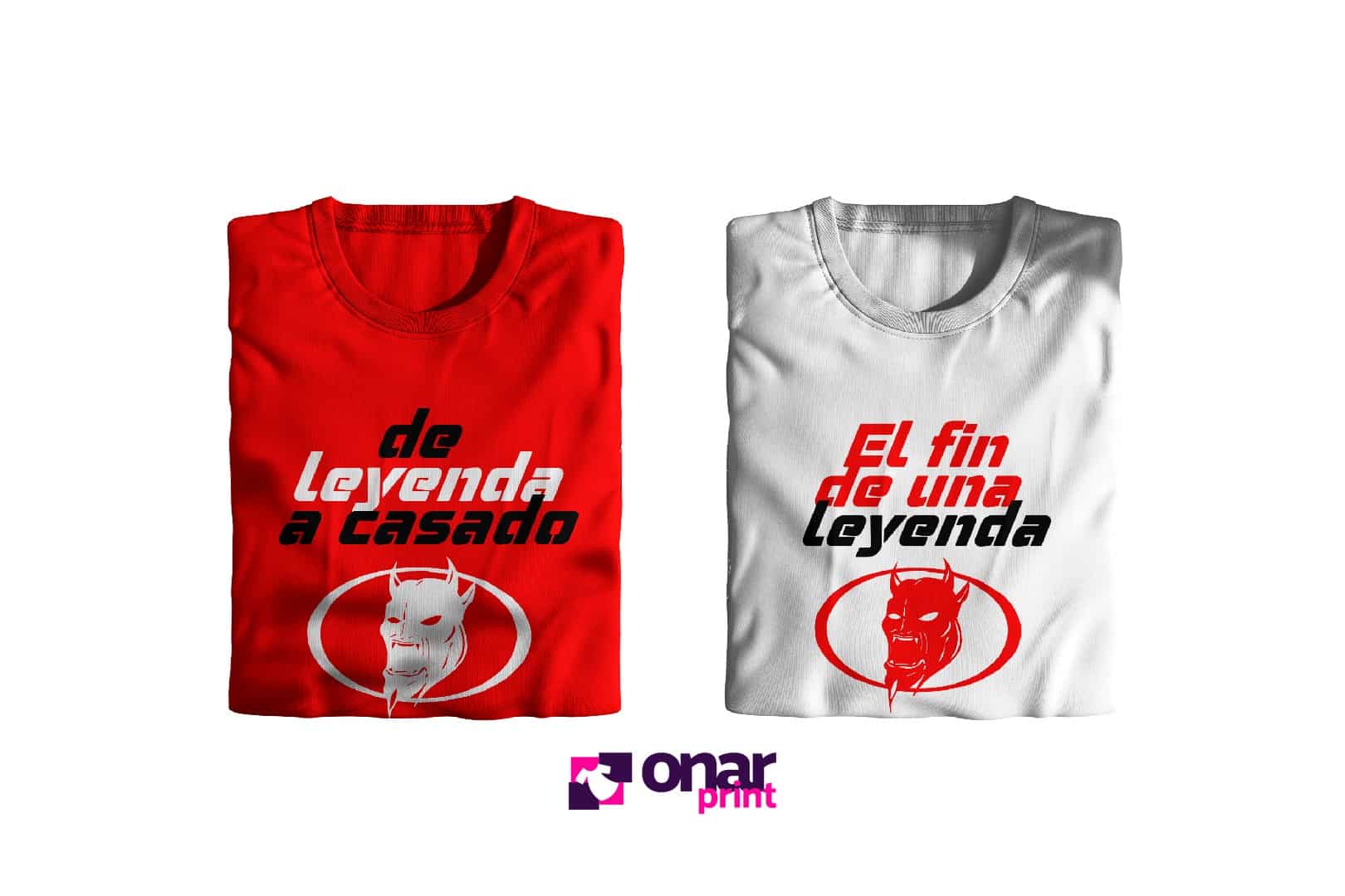 camisetas despedida de soltero fin de una leyenda